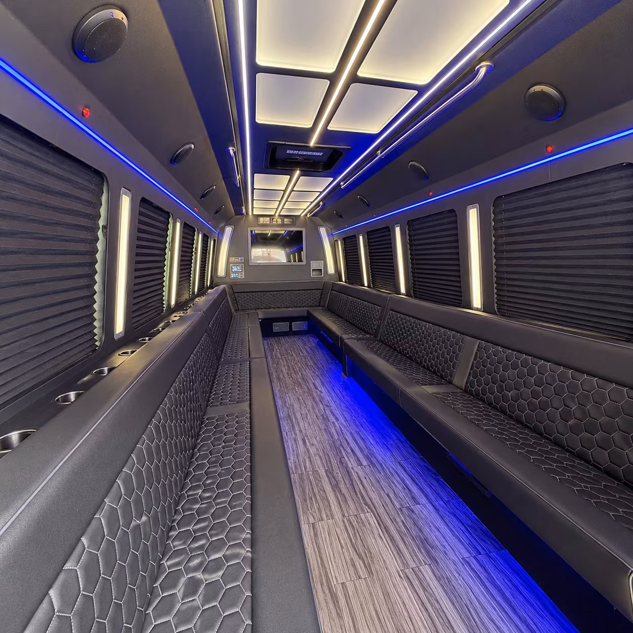 coeur d alene 30 passenger party bus interior