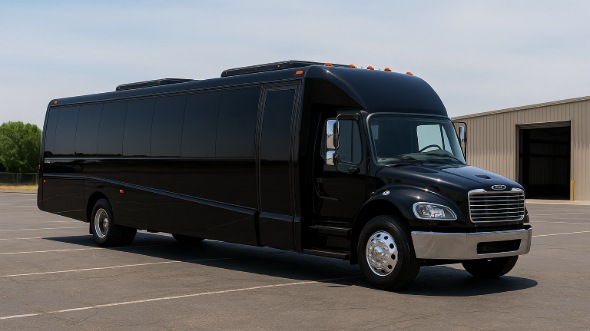 Exterior of Charter Bus Company Coeur d'Alene's 15 Passenger Minibus in Coeur d'Alene