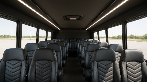 coeur dalene 15 passenger minibus inside