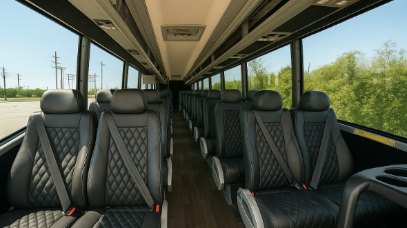 coeur dalene 20 passenger minibus inside