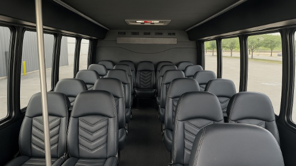 coeur dalene 35 passenger minibus inside